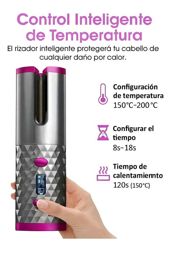 Rizador Eléctrico Ondas Perfectas