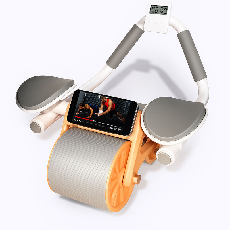 Rueda Abdominal Con Ayuda De Rebote