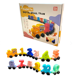 Juego de tren Números magneticos