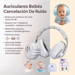 Auriculares Bebes Cancelación De Ruido