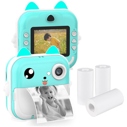 Mini Impresora+Camara GatitoTurquesa